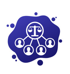 Class Action Or Collective Lawsuit Icon