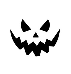 Scary Pumpkin Halloween Symbol