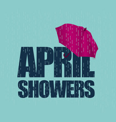 April Showers May Flowers Template Design