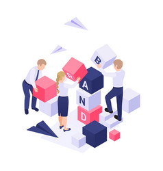 Brand Isometric Concept