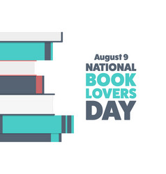 National Book Lovers Day August 9 Holiday