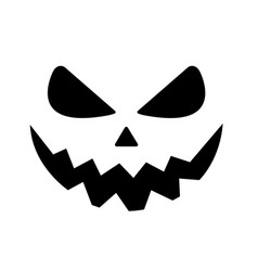 Scary Pumpkin Halloween Symbol