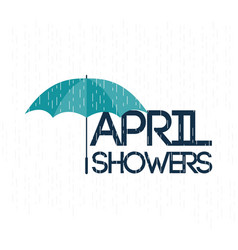 April Showers May Flowers Template Design