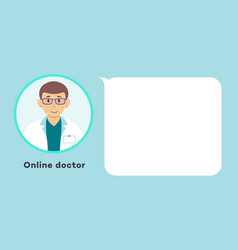 Online Medical Consultation Doctor Concept