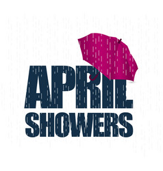 April Showers May Flowers Template Design