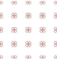 Bandage Icon Pattern Seamless White Background