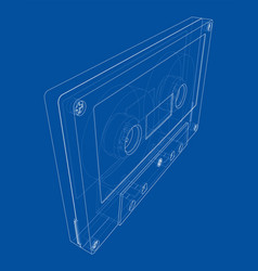 Cassette Tape Rendering Of 3d