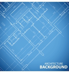 Blueprint building plan background Royalty Free Vector Image