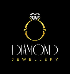 Diamond Ring Jewelry Logo Design