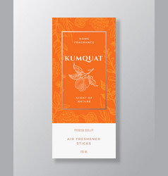 Kumquat Home Fragrance Abstract Label