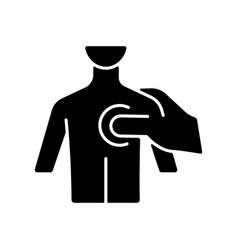 Trigger Points Massage Black Glyph Icon