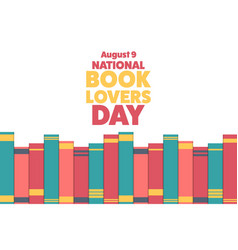 National Book Lovers Day August 9 Holiday