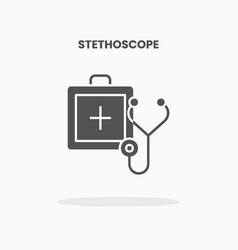 Stethoscope Glyph Icon