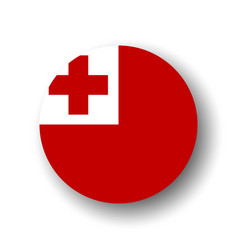 Circle Flag Of Tonga