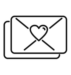 Mail Event Invitation Icon Outline Time