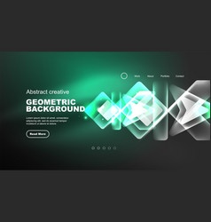 Abstract Background Landing Page Geometric Shape