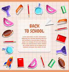 Back To School Background Concept With School