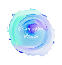 Blue And Purple Splash Watercolor Paint Blot