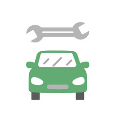 Car With Wrench Icon