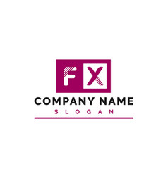 Fx Letter Logo Design Letter Logo