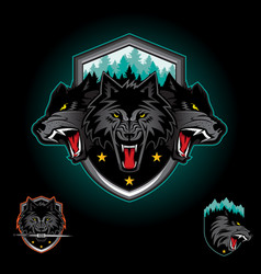 Wolf Pack Emblem Logo