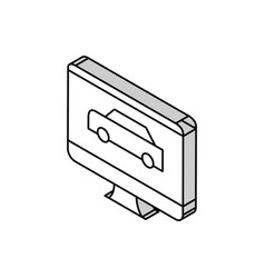 Car Model Sizes And Characteristics Isometric Icon