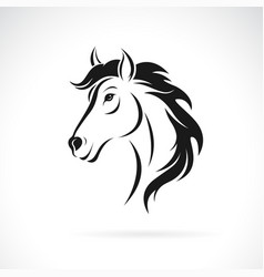 A Horse Head Design On White Background Easy