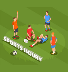 Football Sports Injury Background