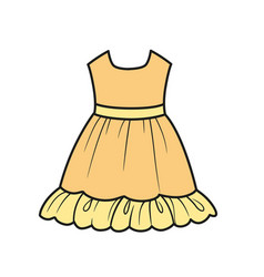 Ruffle Dress For Girl Color Variation