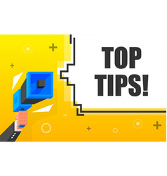 Top Tips Banner Template Marketing Flyer