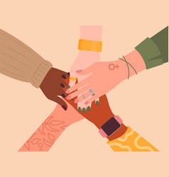 Hand Community Support Team Together Diverse