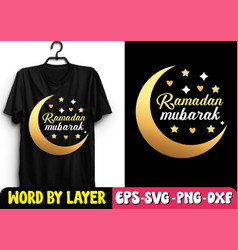 Ramadan Mubarak Svg T Shirt Design