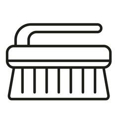 Tailor Work Brush Icon Outline Machine