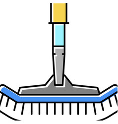 Vacuum Pool Brush Color Icon