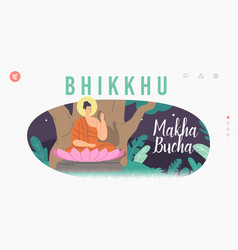 Bhikkhu Landing Page Template Makha Bucha Buddha