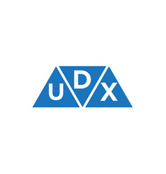 Dux 3 Triangle Shape Logo Design On White