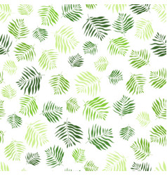 Tropical Background With Leaves Seamless Floral