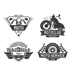 Motorcycle Badges Of Collection Moto Biker Club