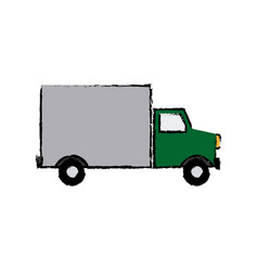 Modern Urban Vehicle Cargo Delivery Truck