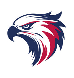 American Eagle Head Logo On White Background