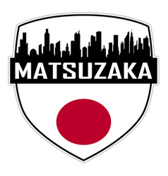 Matsuzaka Skyline Silhouette Japan Flag Travel