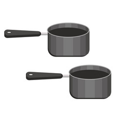 Sauce Pans On A White Background