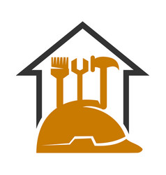 Construction Renovation Fast Logo Icon Brand