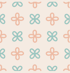 Abstract Modern Seamless Pattern With Clover