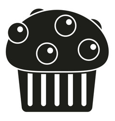 Bakery Muffin Icon Simple Cake Food