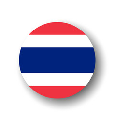 Circle Flag Of Thailand