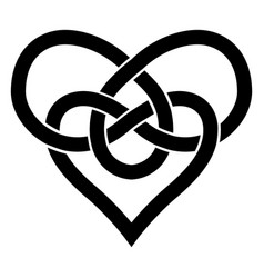 Heart Celtic Symbol Silhouette