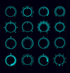 Hud Dial Interface Volume Round Knob Switches