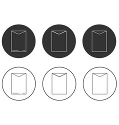 Set Of Large Envelope Icons Envelope Line Icon