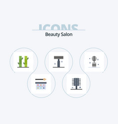 Beauty Salon Flat Icon Pack 5 Icon Design Salon